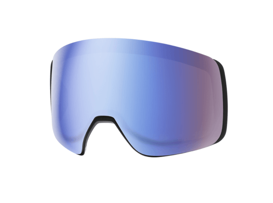 Smith 4D MAG Goggle in White Vapor with ChromaPop Sun Platinum Mirror Lens - Gear West