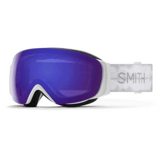 Smith I/O Mag S Goggle in White Shibori Dye with ChromaPop Everday Violet Mirror Lens - Gear West