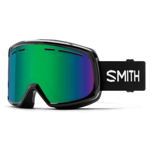 Smith Range Goggle in Black with Green Sol-X Mirror Lens - Gear West