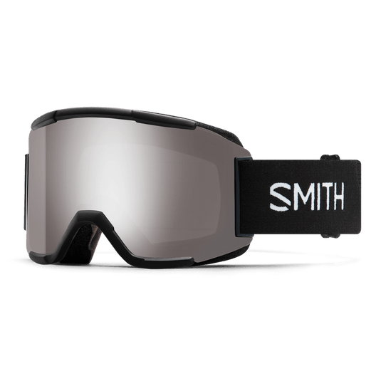 Smith Squad Goggle in Black with ChromaPop Sun Platinum Mirror Lens - Gear West