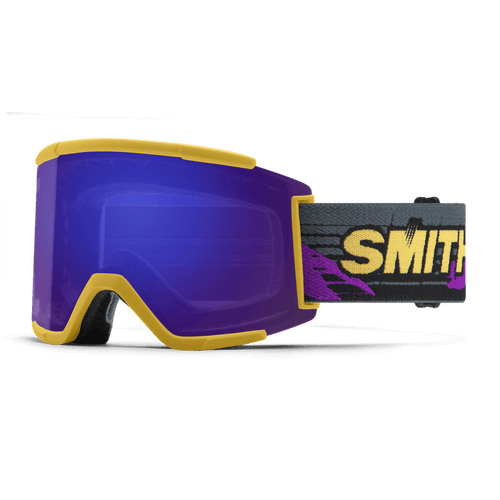 Smith Squad XL Goggle in Citrine Archive with ChromaPop Everyday Violet Mirror Lens - Gear West