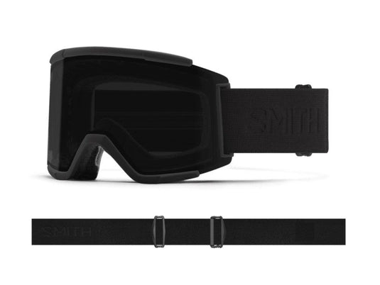 Smith Squad XL in Blackout with ChromaPop Sun Black Lens - Gear West