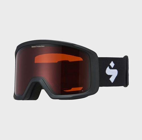 Sweet Protection Firewall Goggle in Matte Black with Orange Lens - Gear West