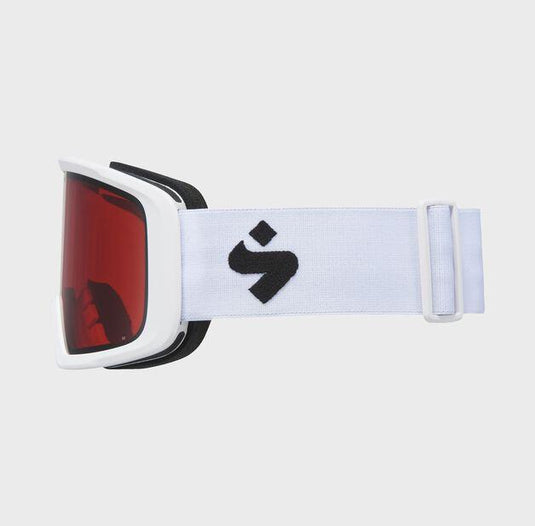Sweet Protection Firewall Goggle in White with Orange Lens - Gear West