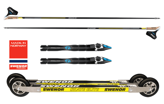 Swenor Skate Elite Rollerski Bundle - Gear West