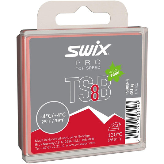 Swix TS8 Black, -4°C/+4°C, 40g - Gear West