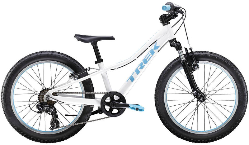 Load image into Gallery viewer, Trek Precaliber 20 7-speed Girl&#39;s - Crystal White/Blue - Gear West
