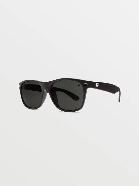 Volcom Fourty6 Sunglasses Matte Black/ Gray Polarized - Gear West