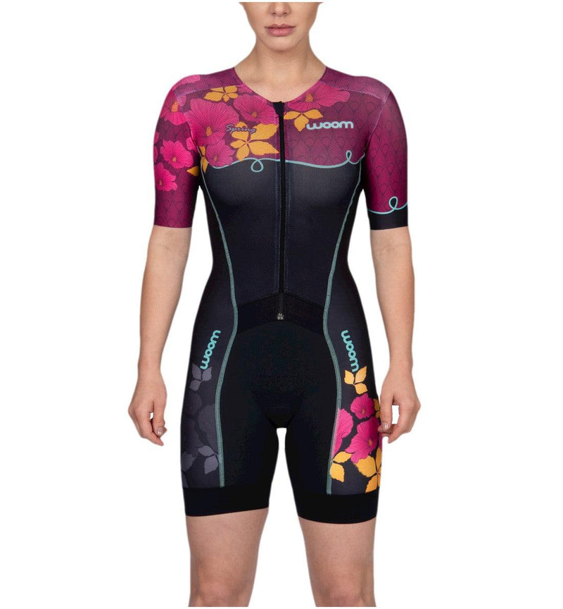Load image into Gallery viewer, WOOM Womens Short Sleeve Trisuit - Gear West
